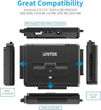 Unitek USB 3.0 to IDE and SATA Converter External Hard Drive Adapter Kit - Image 3
