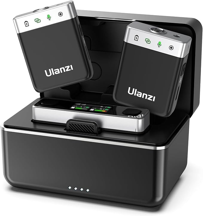 ULANZI AM18 Wireless Lavalier Microphone, Compact Mini Lapel Mic by ulanzi