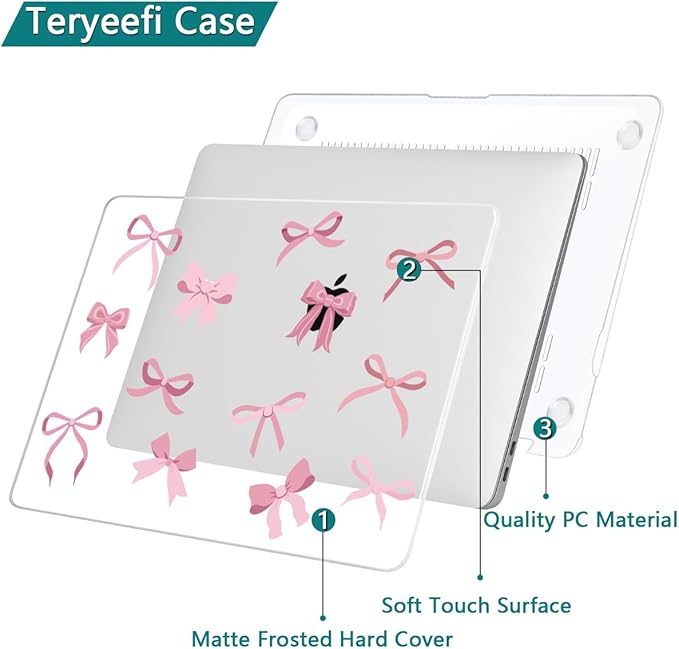 Teryeefi Case for MacBook Air 13 inch M1 A2337 A2179 A1932 2018 2021 2020 2019 - Image 5