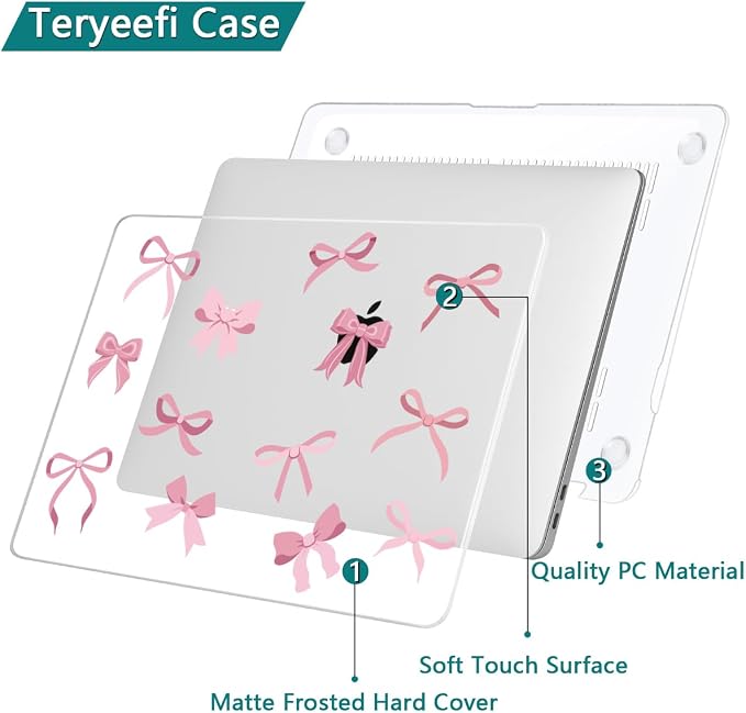 Teryeefi for MacBook Pro Case 13 inch 2024 2022-2016 Release fits Model A2338 - Image 5