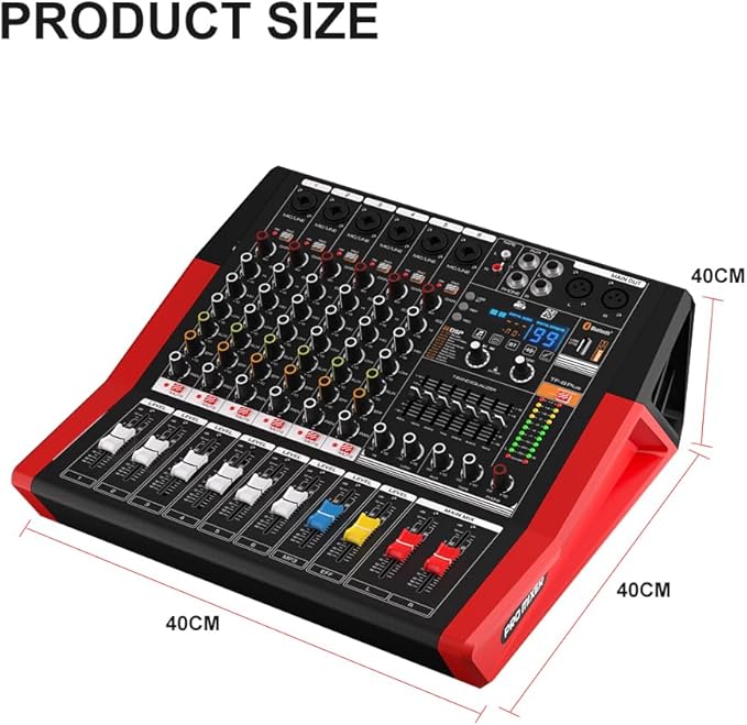 TF600 6-Channel Professional Mixer - Image 9
