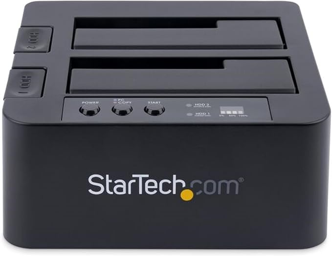StarTech.com Dual-Bay USB 3.0 to SATA and IDE Hard Drive Docking Station - Image 2