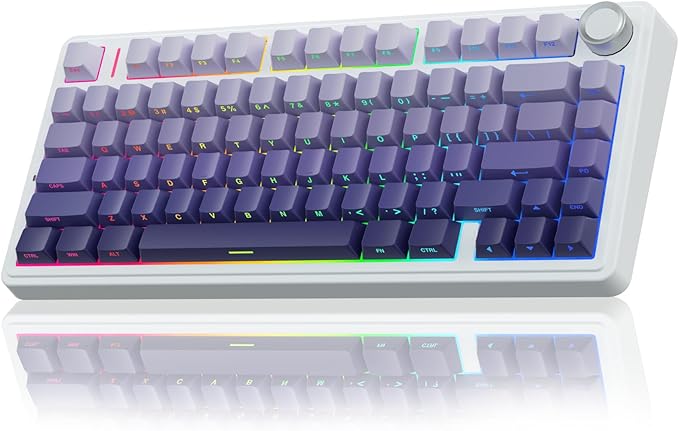 AULA F75 Pro Wireless Mechanical Keyboard, 75% Hot Swappable Custom Keyboard by AULA