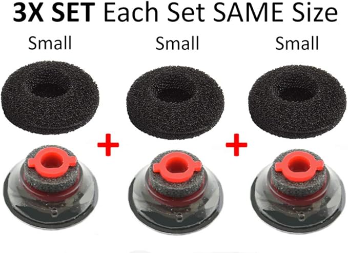 3X Ultra Comfort Eartips Ear Buds Replacement Earphone Ear Tips Kits Earpads - Image 8