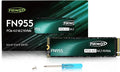 FN955 2TB NVMe SSD M.2 2280 PCIe Gen4x4, 3D NAND TLC Flash Internal Solid State by Fikwot