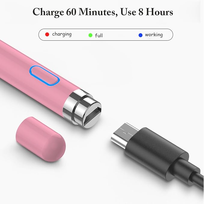 DOGAIN Active Stylus Pen for Touchscreen, iPad Pencil 1.5mm Fine Point Pen - Image 2
