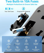 Universal Travel Adapter, International Travel Plug Adapter - Image 6