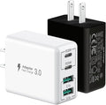 USB C Wall Charger, 40W 4-Port USB C Charger Block, Fast Charging Block Dual by SCCVEE