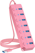 ONFINIO USB Hub 3.0, 7-Port USB Hub Splitter by Onfinio