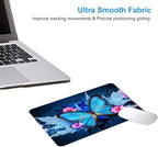 Blue Butterfly Mouse Pad Non-Slip Rubber Base Gaming MousePads - Image 4