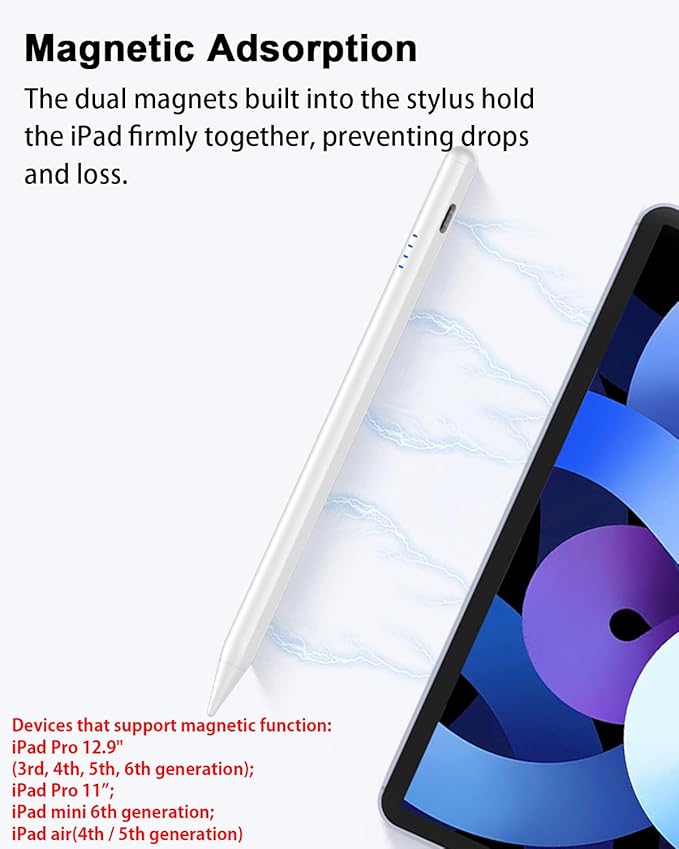 Stylus Pen for iPad 9th&10th, Fast Charge for ipad Pencil - Image 6