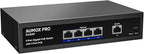 5 Port Gigabit PoE Switch, AUMOX PRO SG305P 4 Port PoE Gigabit Ethernet by AUMOXPRO