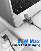 2Pack 4 in 1 USB C Cable Fast Charging PD 65W 27W Multi Charger Cord - Image 6