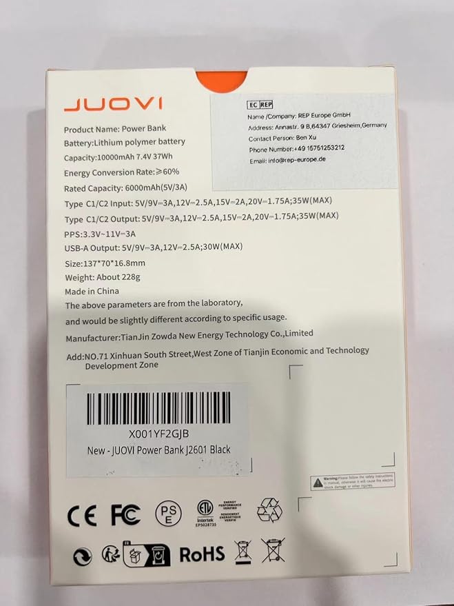 Power Bank Fast Charging 10000mAh 35W Portable Charger Small Battery Pack - Image 12