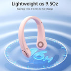 JISULIFE Portable Neck Fan, Hands-Free Bladeless, 5 Speeds, 4000 mAh Battery - Image 6