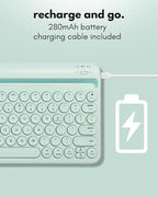 Macally Bluetooth Keyboard for Tablet | Wireless Keyboard for iPad mini/Air/Mini - Image 6