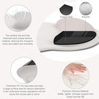 MOSISO Wrist Rest Support for Mouse Pad&Keyboard Set, Circle Curved Ergonomic - Image 2