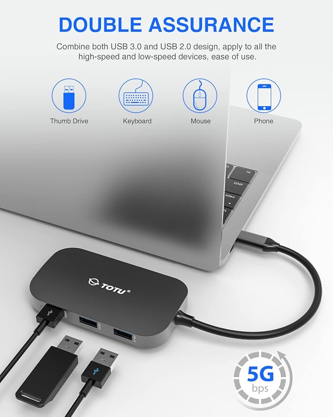 USB C Hub, 9-in-1 Type C Hub - Image 6