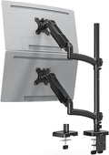 MOUNTUP Vertical Dual Monitor Mount Holds 4.4-17.6lbs, Dual Monitor Stand by MOUNTUP