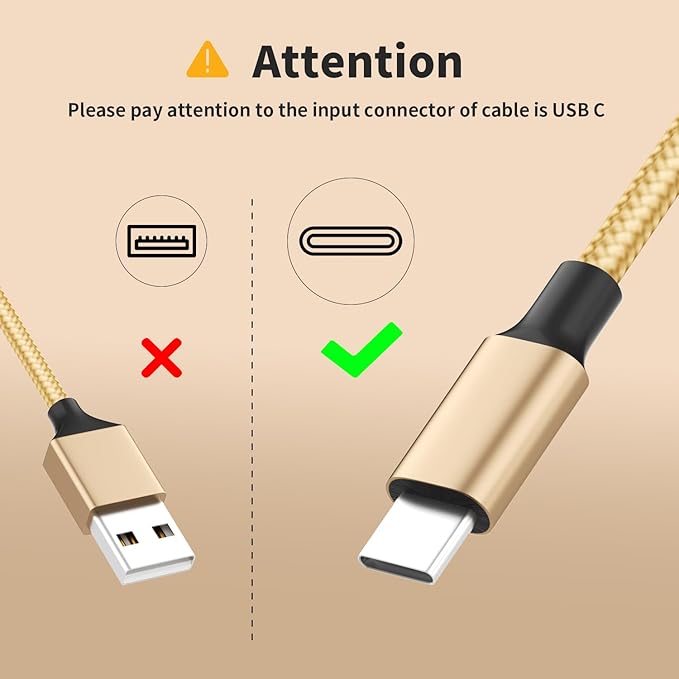 USB C Multi Charging Cable, 3 in 1 Charging Cable Nylon Braided USB-C Multiple - Image 7