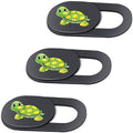 3 Pack Laptop Web Camera Cover Ultra Thin Webcam Cover Slide Turtle Printed by Emoonland