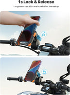 Lamicall Motorcycle Phone Mount Holder - Image 4