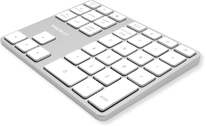Macally Bluetooth Number Pad for Laptop by Macally