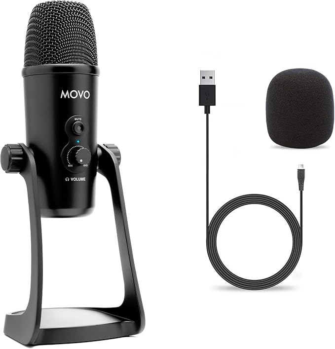 Movo UM700 Computer Condenser USB Gaming Mic by Movo