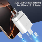 iPhone 16 15 Charger Fast Charging, 30W USB C iPhone 16 15 Pro Max Charger - Image 2