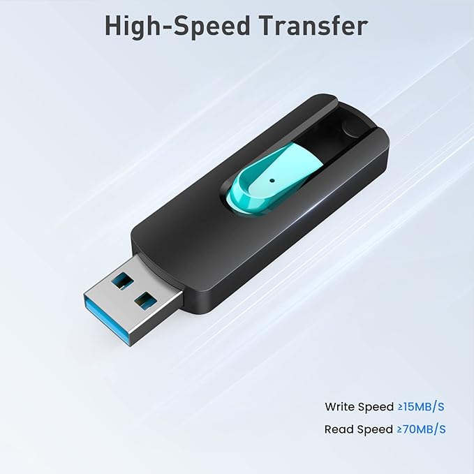 Aiibe 64GB Flash Drive 3.0 3 Pack 64GB Thumb Drive USB Drive 64 GB Jump Drives - Image 4