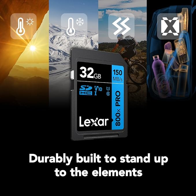 Lexar 32GB High-Performance 800x PRO SD Card, - Image 6