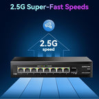 9 Port 2.5Gb Unmanaged Ethernet Switch - Image 3