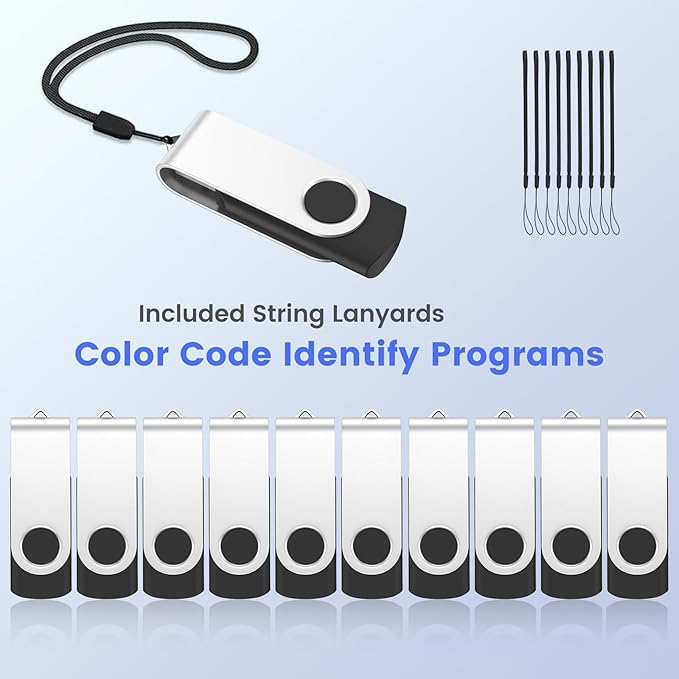 ABLAZE Flash Drives 1GB 20 Pack, USB 2.0 Thumb Drive Bulk - Image 4