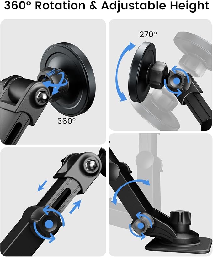 OHLPRO for MagSafe Car Charger Mount for iPhone 16 15 14 13 Pro Max, 15W Fast - Image 7