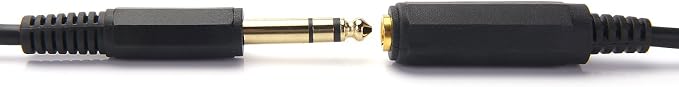 Disino 1/4 Inch Male to Female Stereo Extension Cable Gold Plated Quarter inch - Image 7