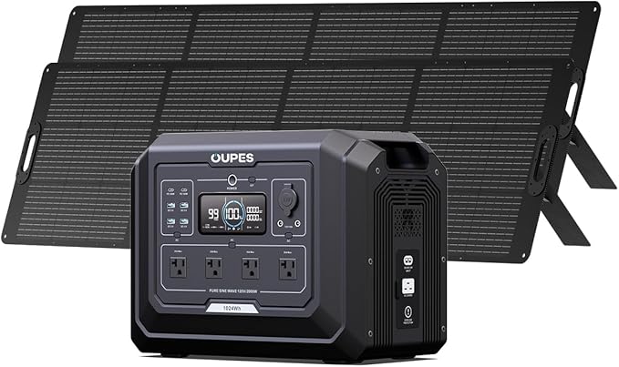 OUPES 2000W Mega 1 Solar Generator Kit by OUPES