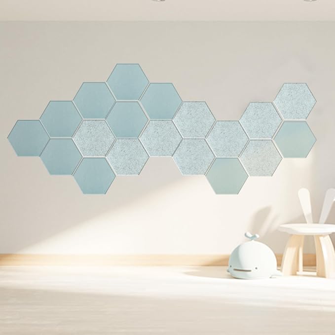 Mollywell Hexagon Acoustic Panels, High Density, Soundproofing, Decorative - Image 7
