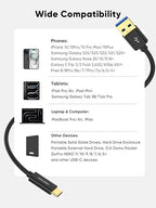 CableCreation USB C to USB A Cable 1FT, Type C to USB 3.1 USB 3.2 Gen2 10Gbps - Image 8