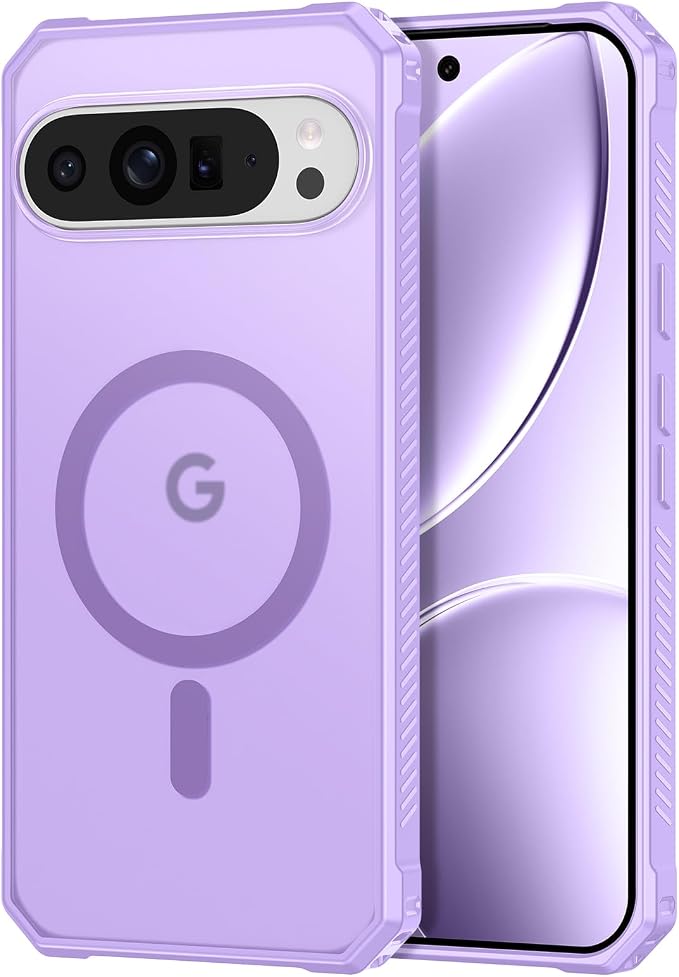 Magnetic for Google Pixel 9 Pro XL Case, Shockproof Slim Translucent Matte by Casehas