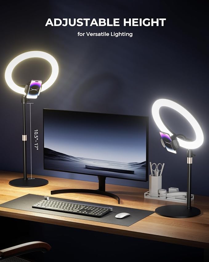 UBeesize 12" Desk Ring Light - Image 3