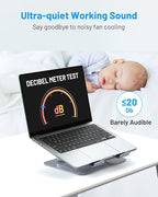 Laptop Cooling Stand with Detachable Thermoelectric Cooler, Adjustable Height & - Image 5