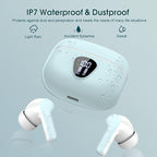 Wireless Earbuds, IP7 Waterproof in Ear Earphones, LED Display Ear buds - Image 6