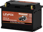LiFePO4 Lithium Start-Stop Car Battery - 12V 60Ah by Wuldnmar