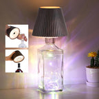 WILIT Wireless Bottle Lamp for Bar Decor, 3-Level Brightness Lampshades for by WILIT