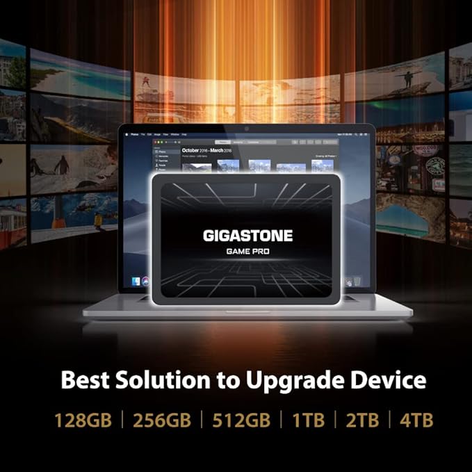 Gigastone SATA SSD 512GB 2.5 inch SSD 530MB/s Upgrade Laptop PC Memory and - Image 6