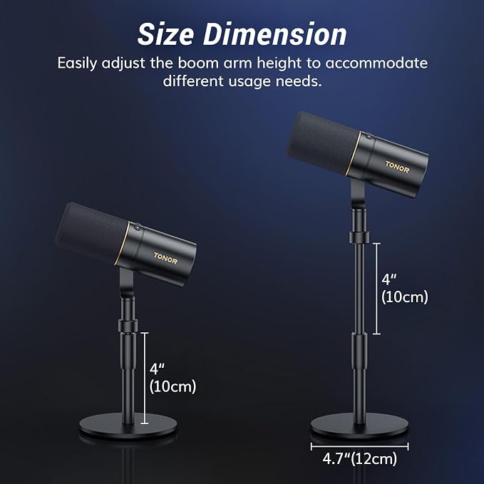 TONOR Dynamic Microphone, XLR/USB Microphone - Image 7