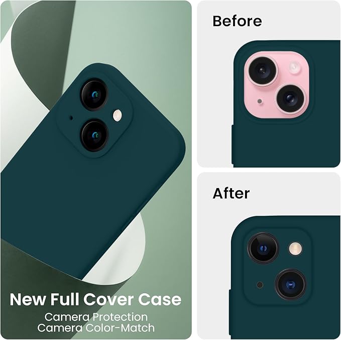 FireNova Designed for iPhone 15 Plus Case, Silicone Case with, Soft - Image 3