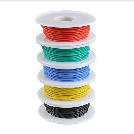 BOJACK 26 AWG Flexible Silicone Wire Electric Wire Hook up Wire Kit 300V Cables - Image 3