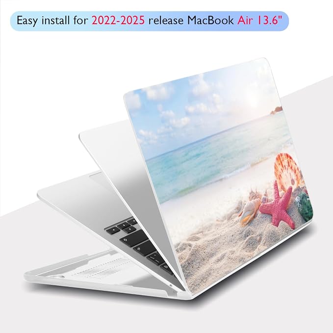 Teryeefi for MacBook Air 13.6 inch Case A3240 A3113 A2681, Protective Plastic - Image 5