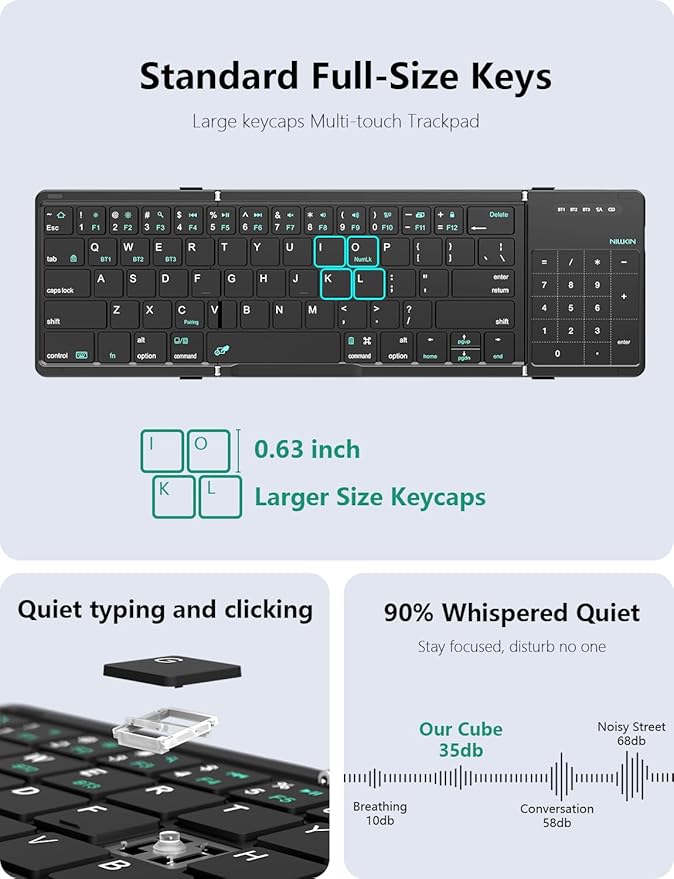 Nillkin Foldable Bluetooth Keyboard - Image 3